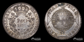 Brasil, Rio de Janeiro. 960 Reis 1819 (Juan VI).