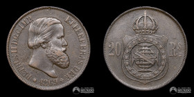 Brasil. 20 Reis. 1869 (Pedro II).