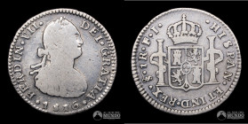 Chile, Santiago. 1 Real 1816 (Fernando VII). FJ.