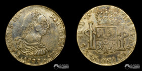 Chile, Santiago. 4 Reales. 1777 (Carlos III). Copia "Vicencio". Años 60-70