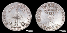 Chile, Santiago. 1 Peso "Independiente". 1817. FD.