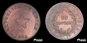 Chile. 1 Centavo 1835.