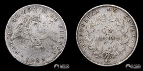 Chile. Santiago. 1 Decimo "Paloma". 1855.