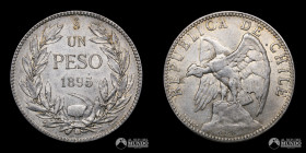 Chile. Santiago. 1 Peso "Condor". 1895.