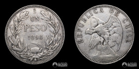 Chile. Santiago. 1 Peso "Condor". 1896.