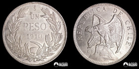 Chile, Santiago. 1 Peso "Condor". 1910.