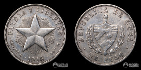 Cuba. 1 Peso 1915.