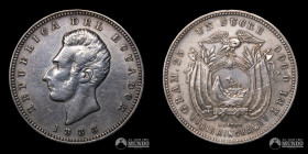 Ecuador. 1 Sucre 1888 (ceca de Birmingham).