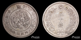 Japon, Osaka. 50 Sen. 1902 (Meiji).