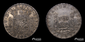 Mexico, Ciudad de Mexico. 8 Reales "Columnarios". 1739 (Felipe V). MF. NGC AU50.