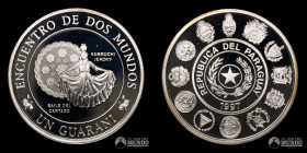 Paraguay. 1 Guarani. 1997. Conmemorativa: Danzas y trajes tipicos - Baile del Cantaro.