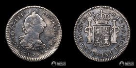 Peru, Lima. 1 Real. 1785 (Carlos III). MI.