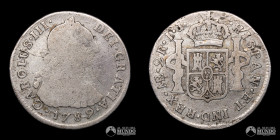 Peru, Lima. 2 Reales. 1789 (Carlos III). IJ.