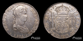 Peru, Lima. 8 Reales. 1818. JP.
