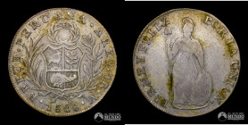 Peru, Arequipa. 4 Reales. 1836. M.