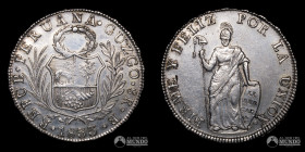 Peru, Cuzco. 8 Reales. 1833. B.