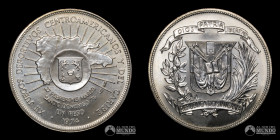Republica Dominicana. 1 Peso. 1974. Conmemorativa: XII Juegos Centroamericanos.