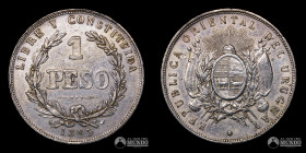 Uruguay. 1 Peso 1895.