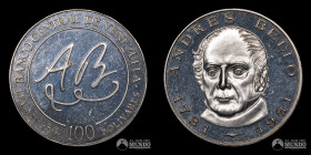 Venezuela. 100 Bolivares. 1981. Conmemorativa: 200 años del nacimiento de Andres Bello.