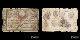 Portugal, Tesoreria Real. 10.000 Reis 1826 (Pedro IV).