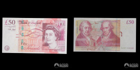 Reino Unido, Banco de Inglaterra. 50 Libras 2011-2018 (Isabel II).