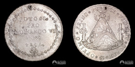 Bolivia, Potosi. Medalla: Proclama de Fernando VII. 1808.