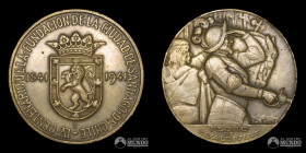 Chile, Santiago. Medalla: IV Centenario de la Fundacion de Santiago. 1941.