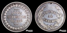 Chile. Medalla: Premio al Estudio. Arica, 1889.