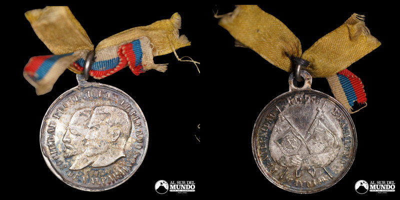 Chile. Brasil. Sociedad protectora de Empleados de Valparaiso Mayo, 1903. Frater...