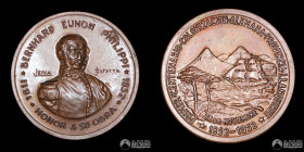 Chile. Medalla: Centenario de la Colonizacion Alemana en Llanquihue. 1952.