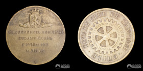 Chile, Santiago. Medalla: Rotary de Santiago - Conferencia Regional Sudamericana. 1960.