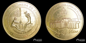 Chile, Santiago. Medalla: 270 Años de la Casa de Moneda de Santiago. 2013.