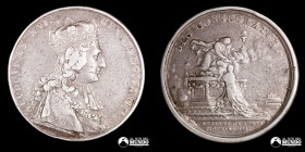 Francia. Medalla: Coronacion de Luis XVI en Reims. 1775.