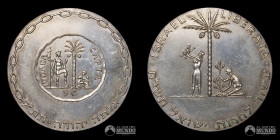 Israel, Jerusalen. Medalla: Liberacion de Israel. 1962. Plata.