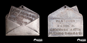 Medalla: Nacimiento de Ynes Mac Auliffe. 1894. Plata.