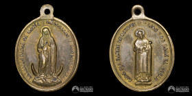 Medalla: Archicofradia de Maria Inmaculada y Santa Teresa. S/F. Bronce.