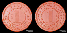 Chile. Ficha: 1 Peso. Mina Quebradita. S/F.