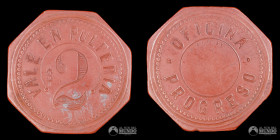 Chile. Ficha: 2 Pesos. Oficina Progreso. S/F.