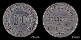 Chile. Ficha: 10 Centavos. Pulperias Junin. S/F.