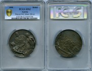 Franz Joseph I silver Matte Specimen "50th Anniversary of the Government" Medal 1898 SP62 PCGS, Hauser-941, Horsky-3893. 59.5mm. 88.65gm. By Scharff. ...