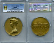 Archduchess Maria Annunziata brass Matte Specimen Medal 1916 SP64 PCGS, Hauser-595, Wurzbach-5960. 65mm. 103.7gm. By A. Hartio. Edge: Plain. Half-leng...