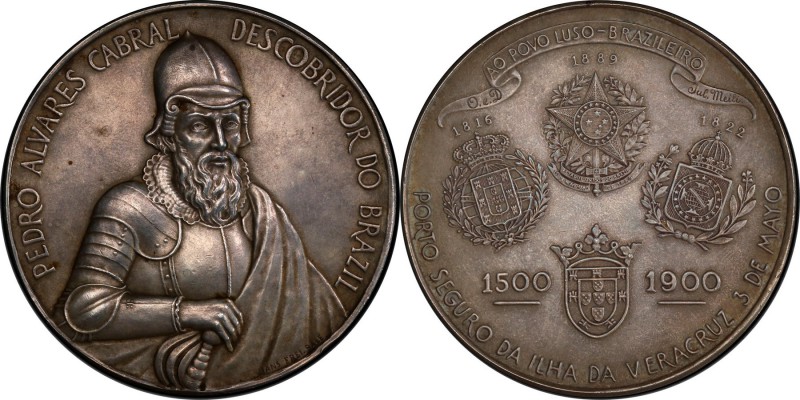 Pedro Álvares Cabral silver Specimen "400th Anniversary of the Portuguese Discov...