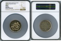 Bavaria silver "Animal Welfare Association" Medal ND (1885) MS63 NGC, 48mm. 62.44gm. Female figure surrounded by various animals / Legend in 7 lines. ...