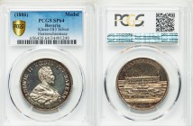 Bavaria. Ludwig II silver Specimen "Herrenchiemsee" Medal ND (1886) SP64 PCGS, Wittelsbach 2984; Klose 183. 33.5mm. 14.83gm. HERRENCHIEMSEE. Superbly ...