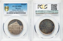 Bavaria silver Specimen "300th Anniversary of St. Michaels-Horfkirche" Medal 1897 SP66 PCGS, Hauser-808. 30.5mm. 10.81gm. View of the church with adja...