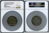 Württemberg silver "Restoration of the Marienkirche" Medal 1901 MS63 NGC, cf. Wurster 1765. 51mm. 40.04gm. By Mayer and Wilhelm (Stuttgart). Edge: 950...
