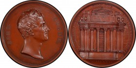 Sir John Sloane bronzed copper Specimen Medal 1834 SP65 PCGS, Eimer 1278. 57.5mm. 90.31gm. By W. Wyon. ARA. Edge: Plain. JOHN - SOANE. Portrait, right...