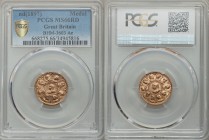 Victoria copper "Diamond Jubilee" Medal ND (1897) MS66 Red PCGS, W&E-3265, BHM-3603. 19mm. By A. Miesch. Bust left encircled by other busts / Busts of...