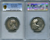 George V silver Matte Specimen "The Royal Academy of Arts Institute" Medal ND (1910) SP66 PCGS, BHM-4017, Eimer-1916. 55mm. 92.01gm. By T. Brock. Edge...