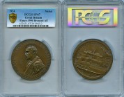 Montague John Rendall bronzed copper Specimen "Retirement" Medal 1924 SP67 PCGS, BHM-4186, Eimer-1996. 64mm. F. Bowcher. Head Montague Rendall left / ...